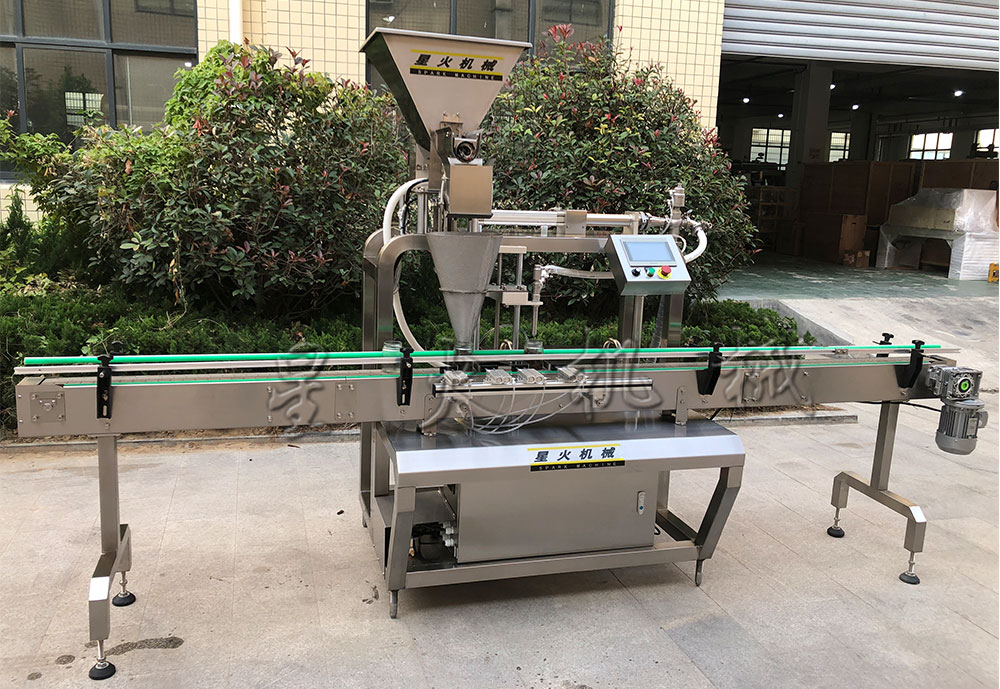 全自動(dòng)醬菜灌裝機(jī)械設(shè)備展示